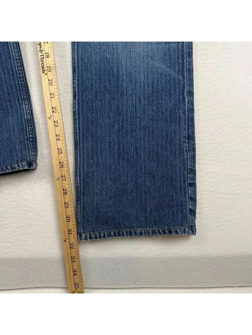 RARE Vintage DIESEL Men's 35x32 Relaxed Pin Striped Denim Jeans Y2K 00s